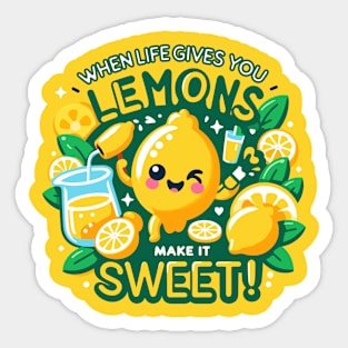 lemons make it sweet Sticker